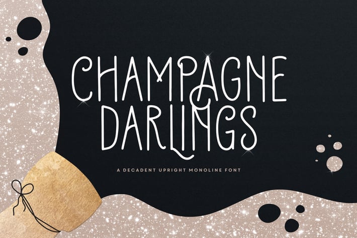Champagne Darlings Typeface