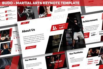 Budo - Martial Arts Keynote Template