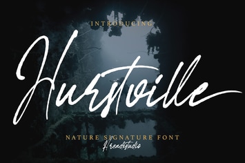 Hurstville - Brush Signature Font