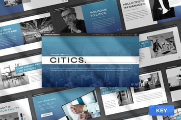 Citics - Modern Keynote Presentation Template