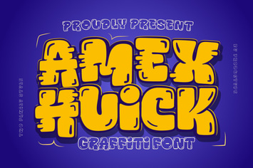 Amex Huick - Display Graffiti Font