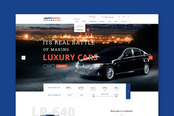 Car Max - Automotive PSD Template