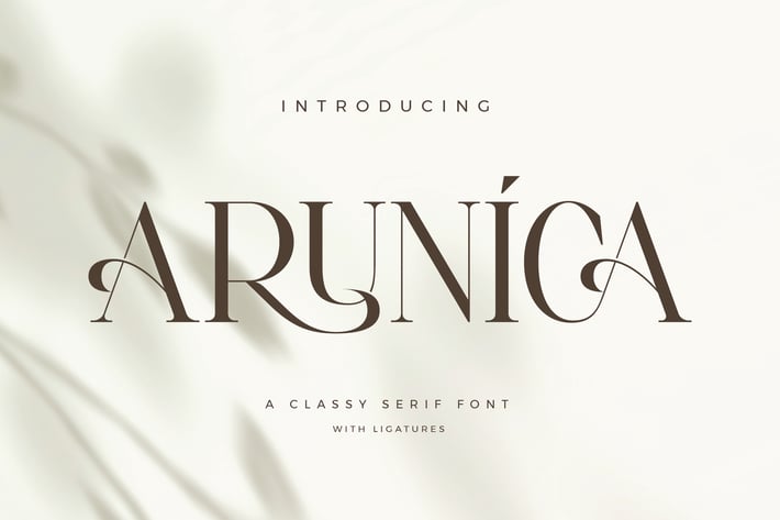 Arunica Classy Serif Font