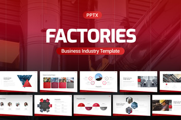 Factories Business Industry Powerpoint Template