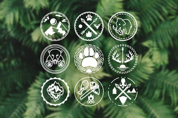 Natural Geological Symbols