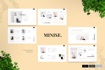 Minise - Minimal Presentation Template