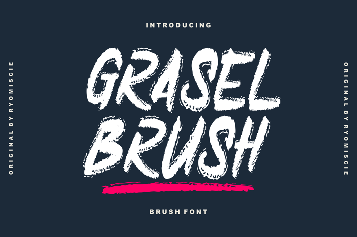 Grasel Brush - Handwritten Brush Font