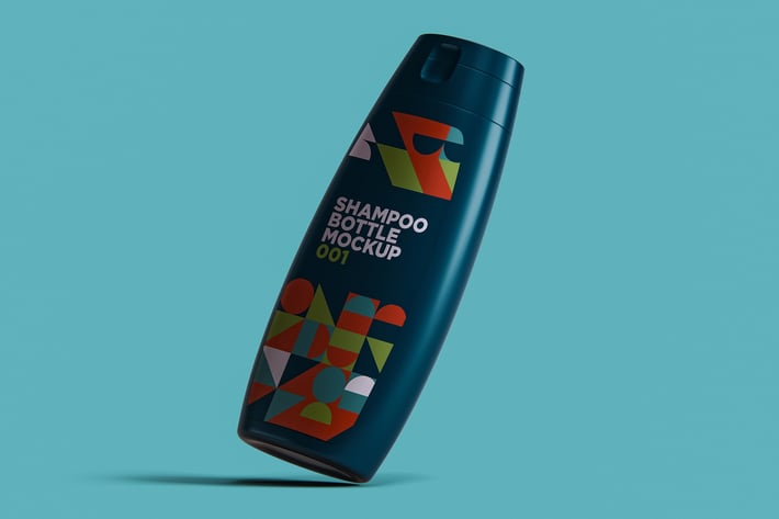 Shampoo Bottle Mockup 001