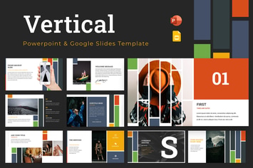 Vertical Powerpoint & Google Slides Template