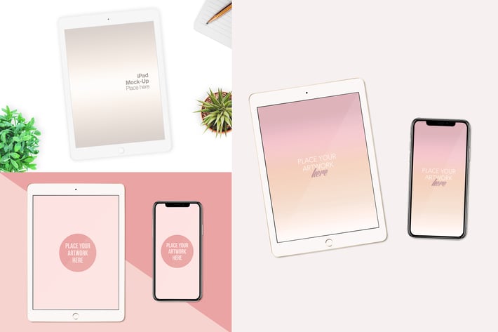 Ipad and Iphone Mock Up