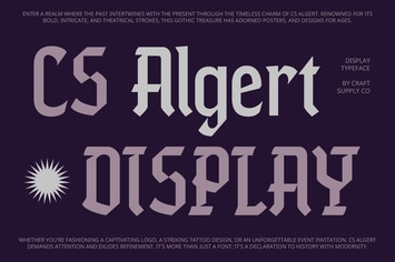CS Algert – Blackletter Font