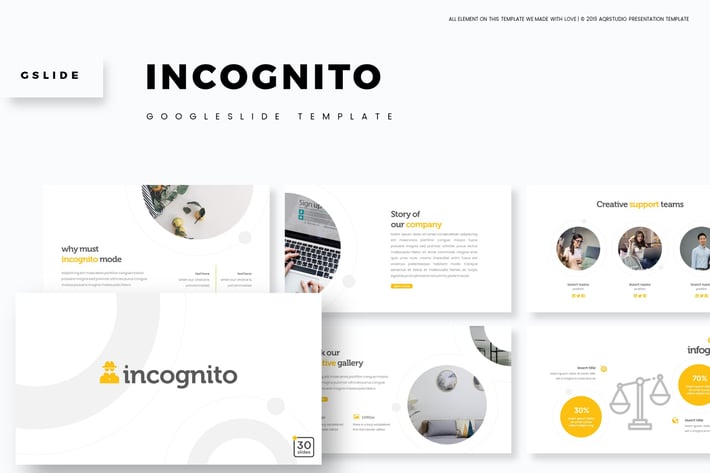 Incognito - Google Slide Template