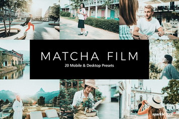 20 Matcha Film Lightroom Presets & LUTs