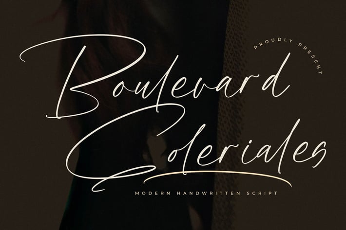 Boulevard Goleriales Modern Handwritten Font