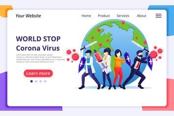 Corona Virus Illustration