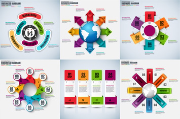 Modern Set Infographics
