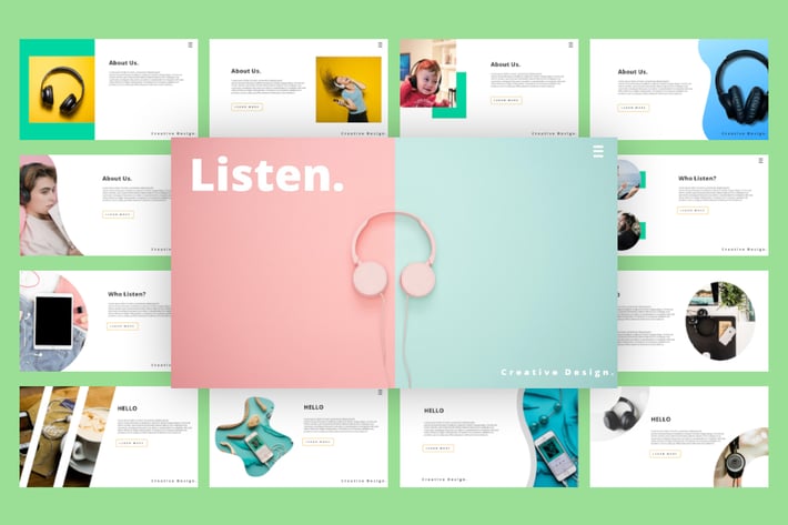 Listen - Keynote Template