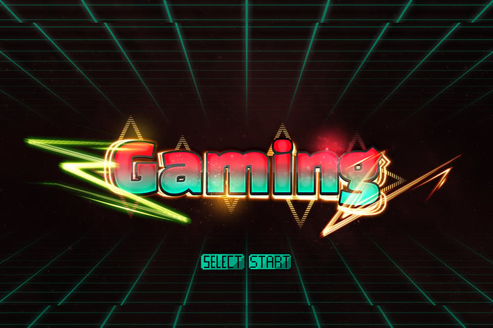 Gaming Text Effect 4th