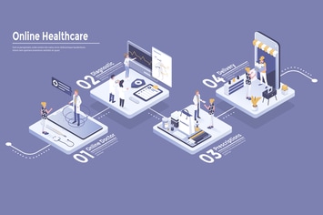 Modern Isometric Infographics design