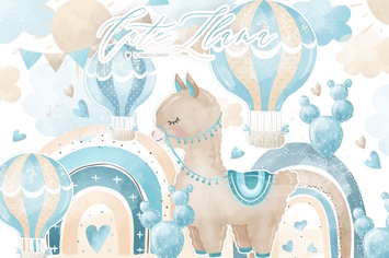 Lama Baby boy design