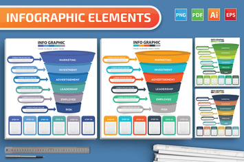 Funnel Infographics design