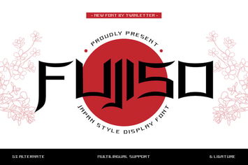 Fujiso - Japanese Style Font