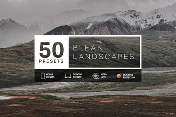 50 Bleak Lightroom Presets and LUTs