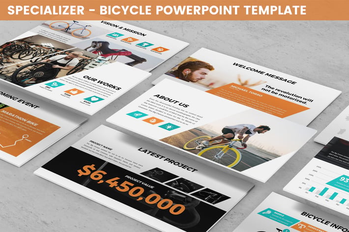 Specializer - Bicycle Powerpoint Template
