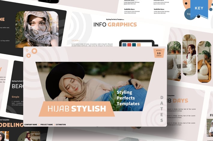 Hijab Stylish | Keynote Template