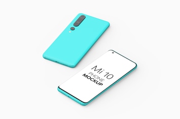 Mi 10 Phone Mockup