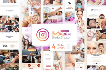 Animated Instagram Stories Creator - Powerpoint V4