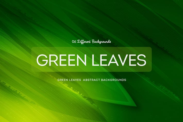 Green Leaves Abstract Backgrounds COL 1