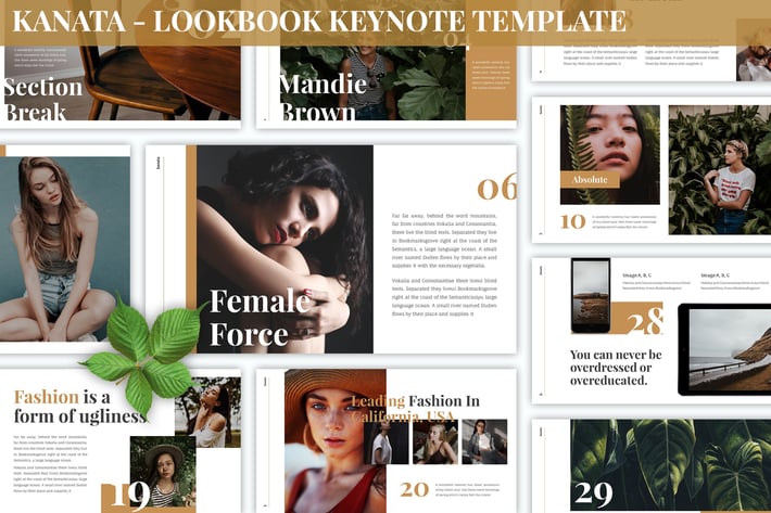 Kanata - Lookbook Keynote Template
