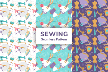 Sewing Seamless Pattern