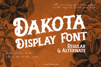 Dakota Display Font