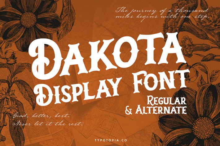 Dakota Display Font