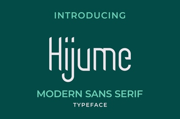 Hijume Font