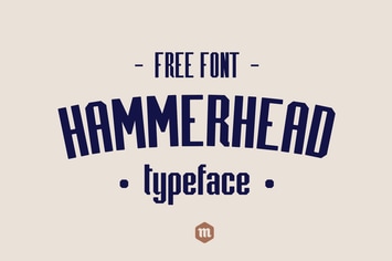 Hammerhead Typeface|Industrial Condensed Font