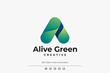 Abstract Gradient Colorful Logo