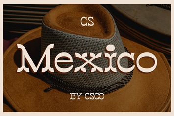 Mexico – Tuscan Font