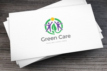 Green Care Logo Template