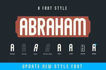 Abraham Font Family