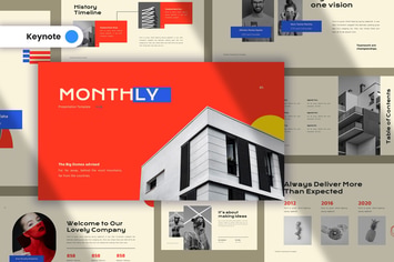 Monthly Creative Keynote Template