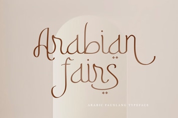 Arabian Fairs - Fauxlang Arabic Font