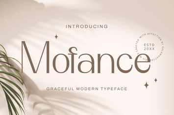 Mofance - Modern Font