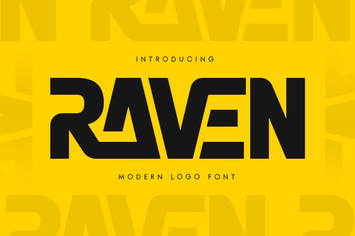 Raven - Modern Logo Font