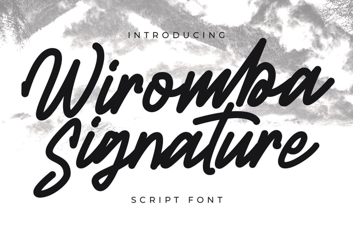 Wiromba Signature Script Font