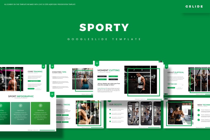 Sporty - Google Slides Template
