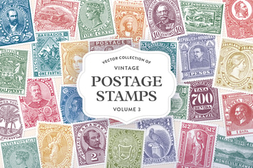 Vintage Postage Stamps Vol. 3