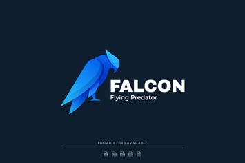 Falcon Gradient Logo
